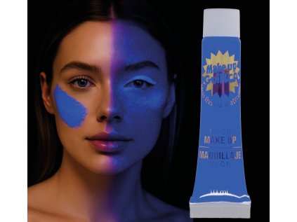 Make-up barva na obličej neonová modrá, 10 ml