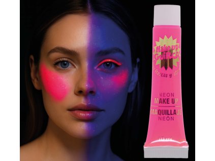 Make-up barva na obličej neonová růžová, 10 ml