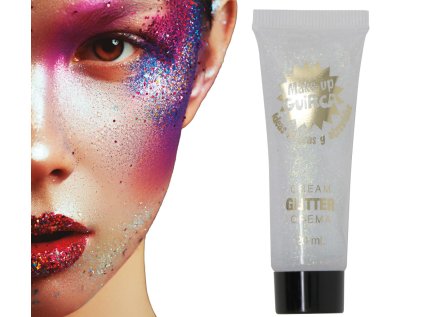 Make-up gelová barva na obličej s iridescentními třpytkami, 20 ml