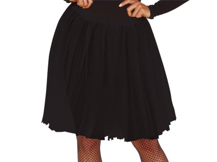 Tylová sukýnka černá, obvod 70 cm