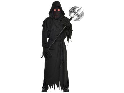 Kostým Duch temnoty se svítícíma očima, vel. M-L