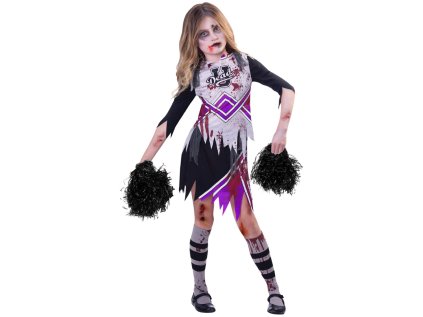 Dětský kostým Zombie roztleskávačka, vel. 152-164