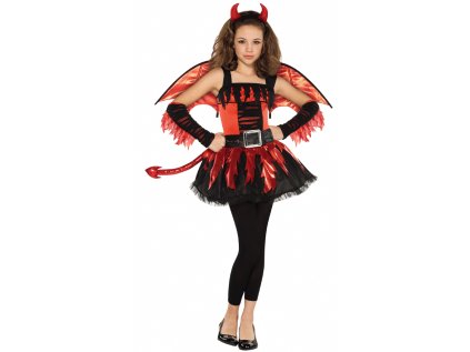 Dětský kostým Čertice, vel. 128-140