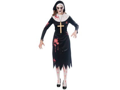 Kostým Zombie jeptiška, vel. L