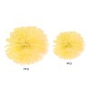 Pompom papírový 25 cm žlutý