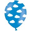 Balonek latex Mraky modrý, 30 cm