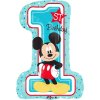 Balonek fóliový Mickey Mouse číslo 1, 71 cm