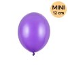 Balonek latex fialový tmavý metalický DEKORAČNÍ 12 cm, 1 ks