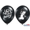 Balonek latex Hen Night Party černý, 30 cm