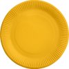 Papírové talířky žluté 23 cm, 8 ks