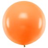 Jumbo balon pastelový oranžový, 1 m