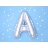 Fóliové písmeno A stříbrné, 35 cm