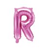 Fóliové písmeno R růžové, 35 cm