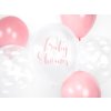 Balonek latex mimi Baby Shower růžový 30 cm, 1 ks