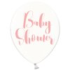 Balonek latex mimi Baby Shower růžový 30 cm, 1 ks
