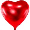 Balonek fóliový srdce červené, 61 cm