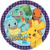 Papírové talířky Pokémon 23 cm, 8 ks