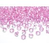Dekorativní diamantové krystaly světle růžové, 100 ks