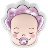 Balonek fóliový Baby Girl lesklý, 45 cm