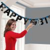 Banner Happy Birthday Star Wars, 140 cm