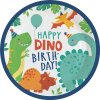 Papírové talířky Dinosaurus 23 cm, 8 ks