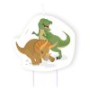 Dortová svíčka Dinosauři, 10 cm