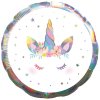 Balonek fóliový Jednorožec holografický, 43 cm