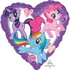 Balonek fóliový My Little Pony srdce, 43 cm