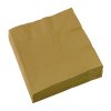 Papírové ubrousky zlaté 33 cm, 20 ks