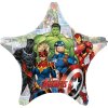 Balonek fóliový Avengers Power Unite hvězda, 73 cm