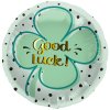 Balonek fóliový s nápisem Good Luck zelený, 45 cm