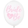 Balonek latex Bride to Be růžový, 30 cm