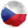 Balonek fóliový Česká vlajka, 43 cm