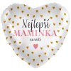 Balonek fóliový Nejlepší maminka na světě, 43 cm
