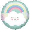 Balonek fóliový Duha a mrak, 43 cm