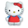 Balonek fóliový Hello Kitty postava červená, 67 cm