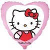 Balonek fóliový Hello Kitty srdce, 48 cm