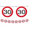 Girlanda číslo 30 dopravní značky, 12 m