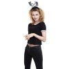Karnevalová čelenka Kostlivec - srdce z rukou