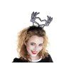 Karnevalová čelenka Kostlivec - srdce z rukou