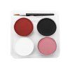 Make-up barvy na obličej - sada Mexická lebka, 14 g