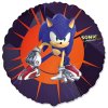Balonek fóliový Ježek Sonic kulatý, 45 cm