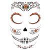 Halloweenské tetování na obličej - Mexická lebka