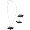 Náušnice a náhrdelník Netopýr