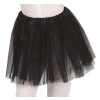 Tylová sukýnka černá, délka 30 cm