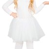 Tylová sukýnka bílá, obvod 50 cm