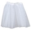 Tylová sukýnka bílá třpytivá, obvod 50 cm