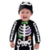 Dětský kostým Kostlivec s čepicí, vel. 98-104