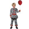 Dětský kostým IT klaun Pennywise šedý, vel. 140-152