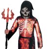 Dětský kostým Duch temnoty ohnivý, vel. 128-140